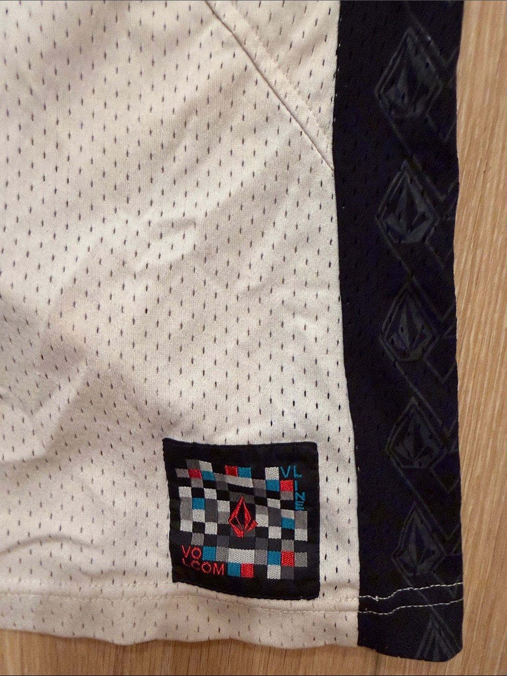 Volcom White and Black Mesh '91 Tank Top - Picture 2 of 4
